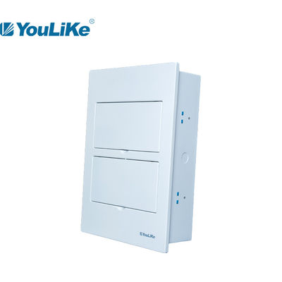 Αδιάβροχος εξοπλισμός 24 διανομής δύναμης επίπεδο MCB τρόπων κιβώτιο διανομής μετάλλων